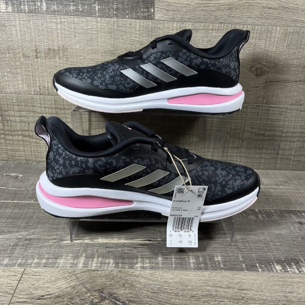 adidas Fortarun Kids  Lace up Sneaker Running Training Shoes HR0224